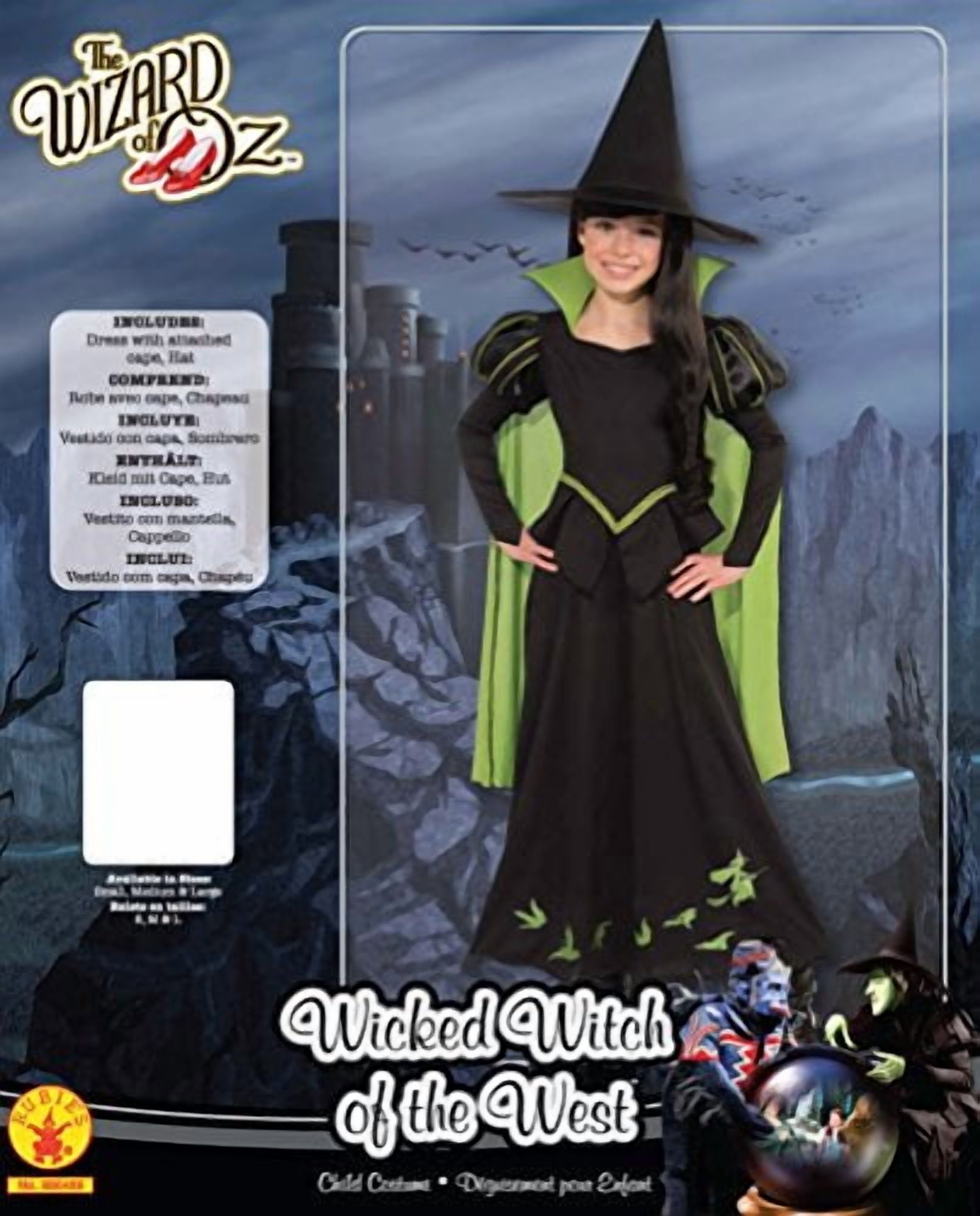 Girl's Wicked Witch of the West Halloween Costume - Wizard of Oz