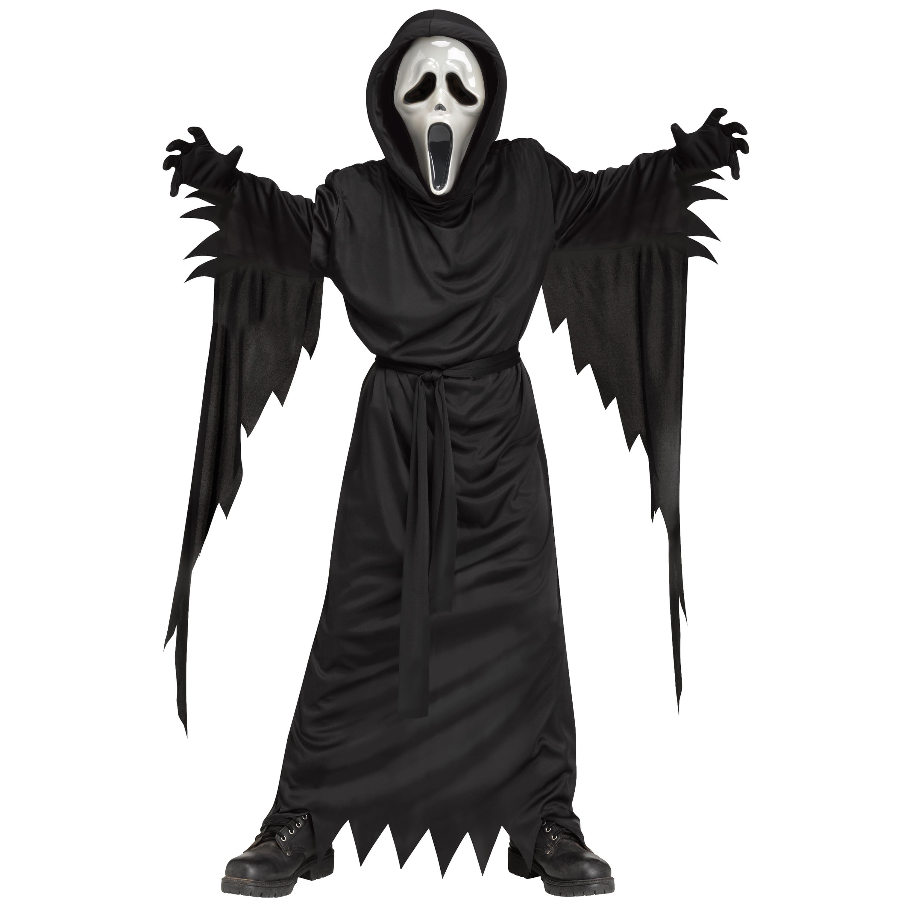 Officially Licensed Bleeding Ghost Face Halloween Costume for Children, Boys Size L (10/12), by 