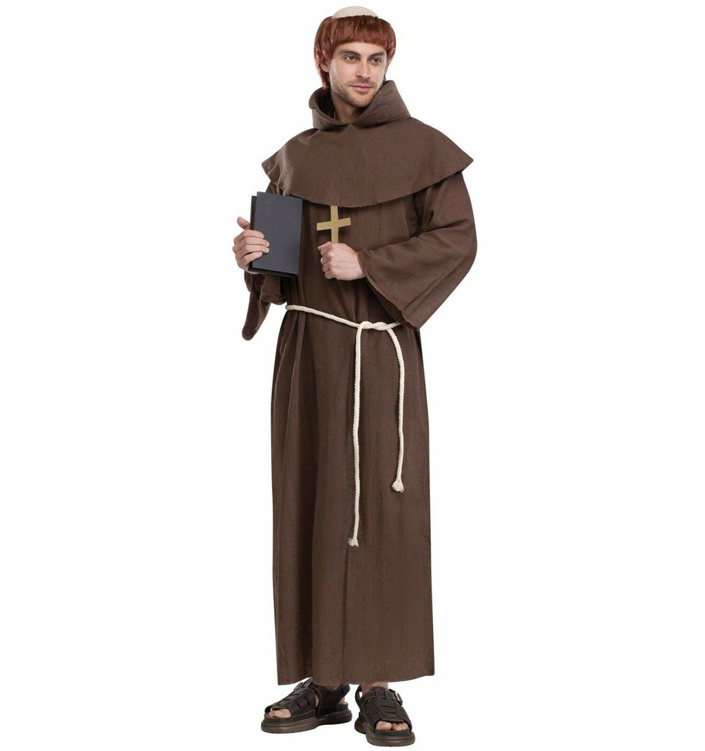 Medieval Monk Plus Halloween Costume