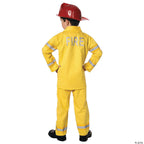  LF3522CMD Boy's Fire Fighter Fireman Costume - Medium