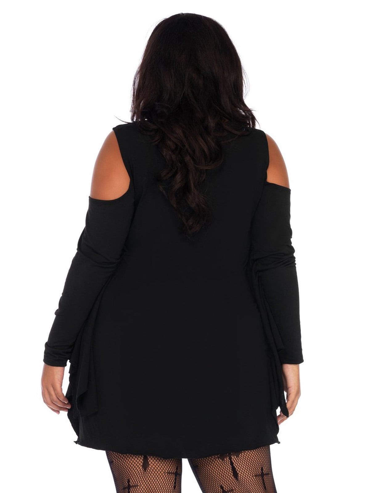 Leg Avenue Jersey Spiderweb Extra Roomy Women's Halloween Fancy-Dress Costume for Adult, Plus XL Plus