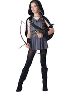  Hooded Huntress Halloween Fantasy Costume Female, Child 4-10, Multi-Color