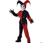 Joker Jester Evil Boy's Halloween Fancy-Dress Costume for Child, Regular M