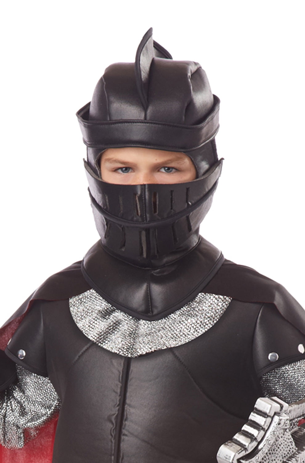 Black Knight Halloween Fancy-Dress Costume for Child, Big Boys L (10-12)
