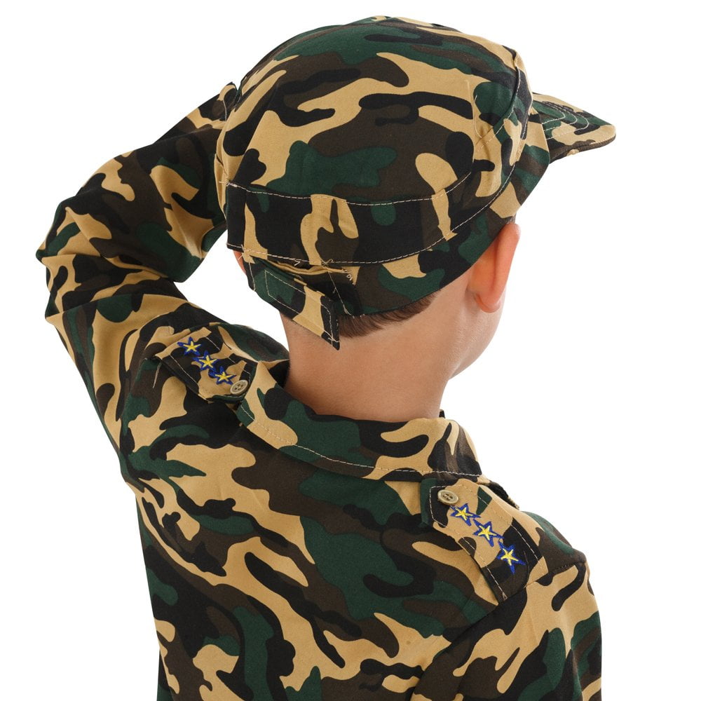 Dress-Up-America Army Costume For Kids- Soldier Costume For Boys and Girls