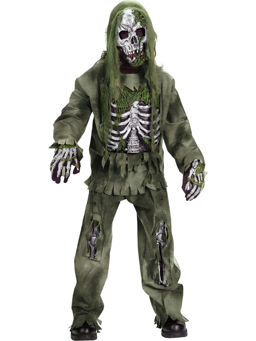 FunWorld Costumes Drowned Skeleton Zombie Boy's Costume Large 12-14