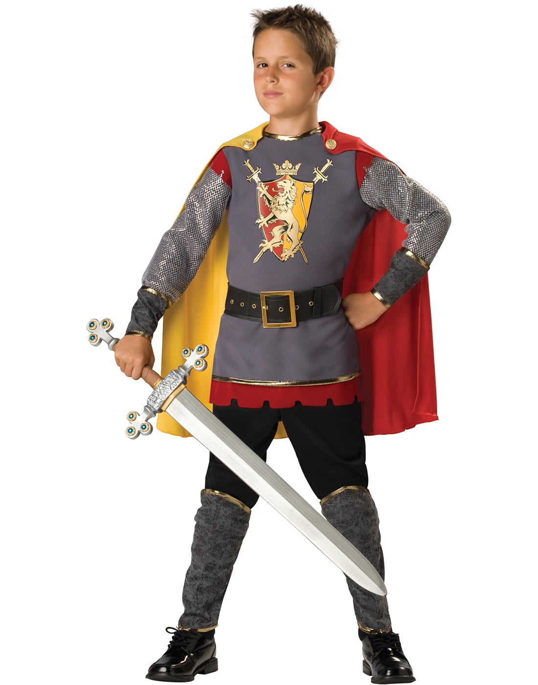  Loyal Knight Incharacter Halloween Fancy-Dress Costume for Child, Little Boys S (6)