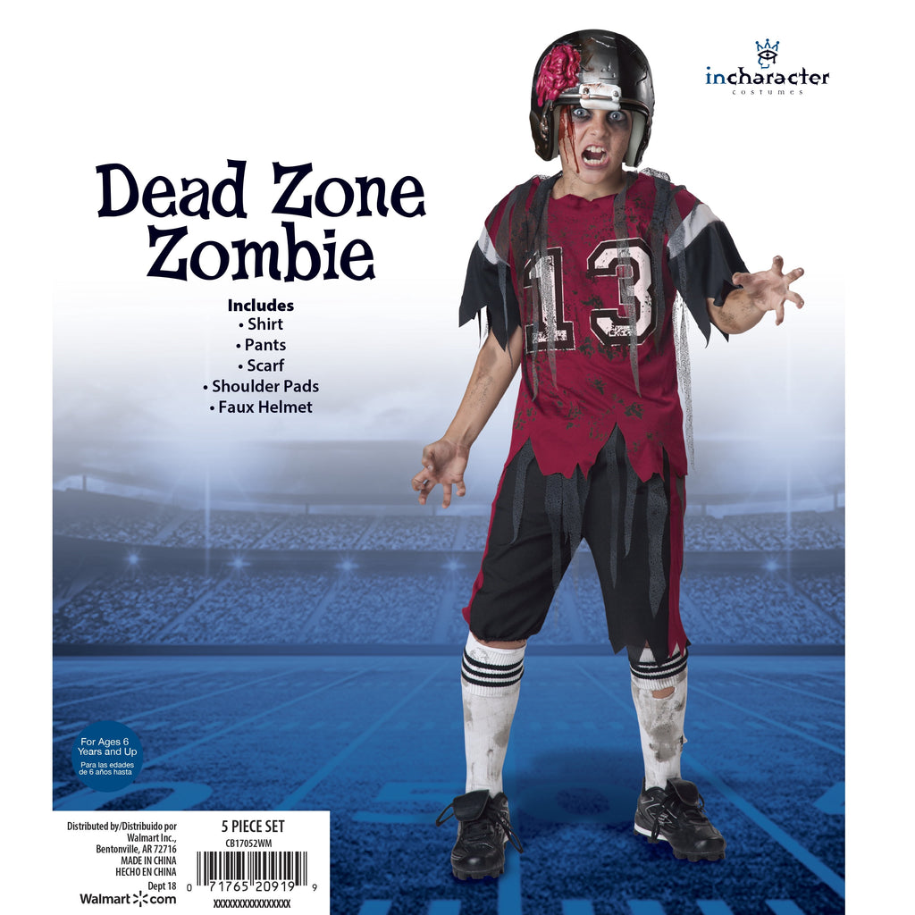 Dead Zone Zombie Halloween Costume for Children, Boys Size M (8), by 