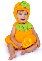 Dress-Up-America Baby Pumpkin Costume  Halloween Jack-O-Lantern
