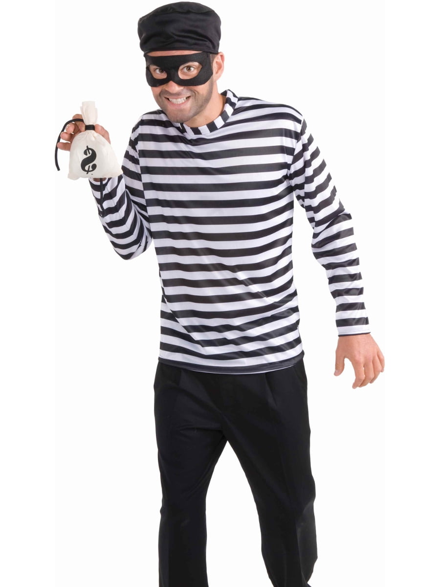  Burglar Men's Halloween Fancy-Dress Costume for Adult, One Size