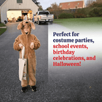  Puppy Costume For Kids  Labrador Or Golden Retriever Dog Dress-Up For Boys And Girls