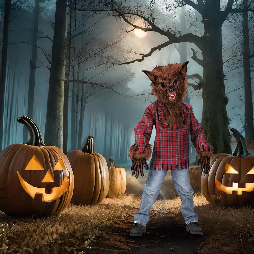  Werewolf Boys' Halloween Dress Up / Role Play Costume, L