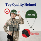  Solider Navy Seal Army Special Forces Boy's Halloween Fancy-Dress Costume for Child, L