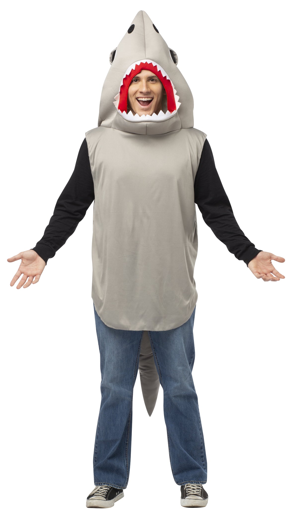  Sand Shark Animals Men's Halloween Fancy-Dress Costume for Adult, One Size