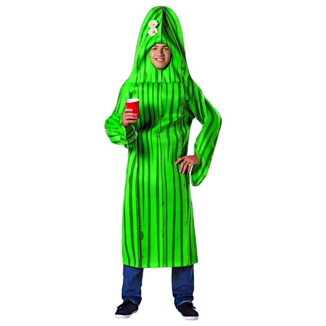 Cactus Men's Adult Halloween Costume, One Size, (40-46)