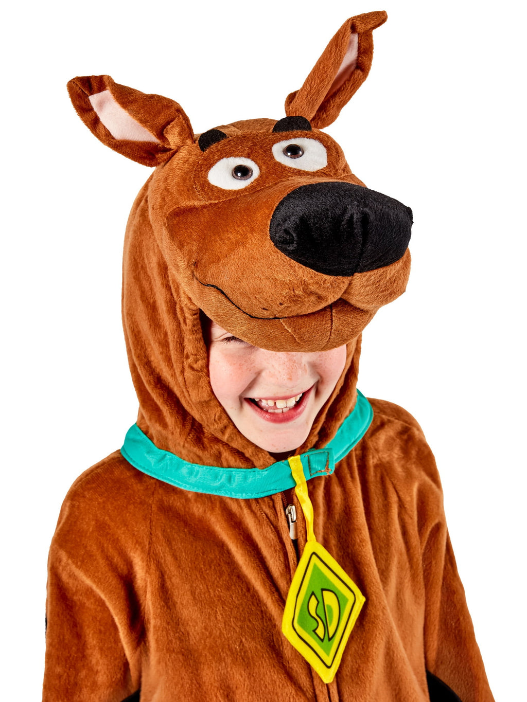  Kids' Deluxe Scooby Doo Jumpsuit Costume - Size 6-8