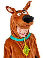  Kids' Deluxe Scooby Doo Jumpsuit Costume - Size 6-8