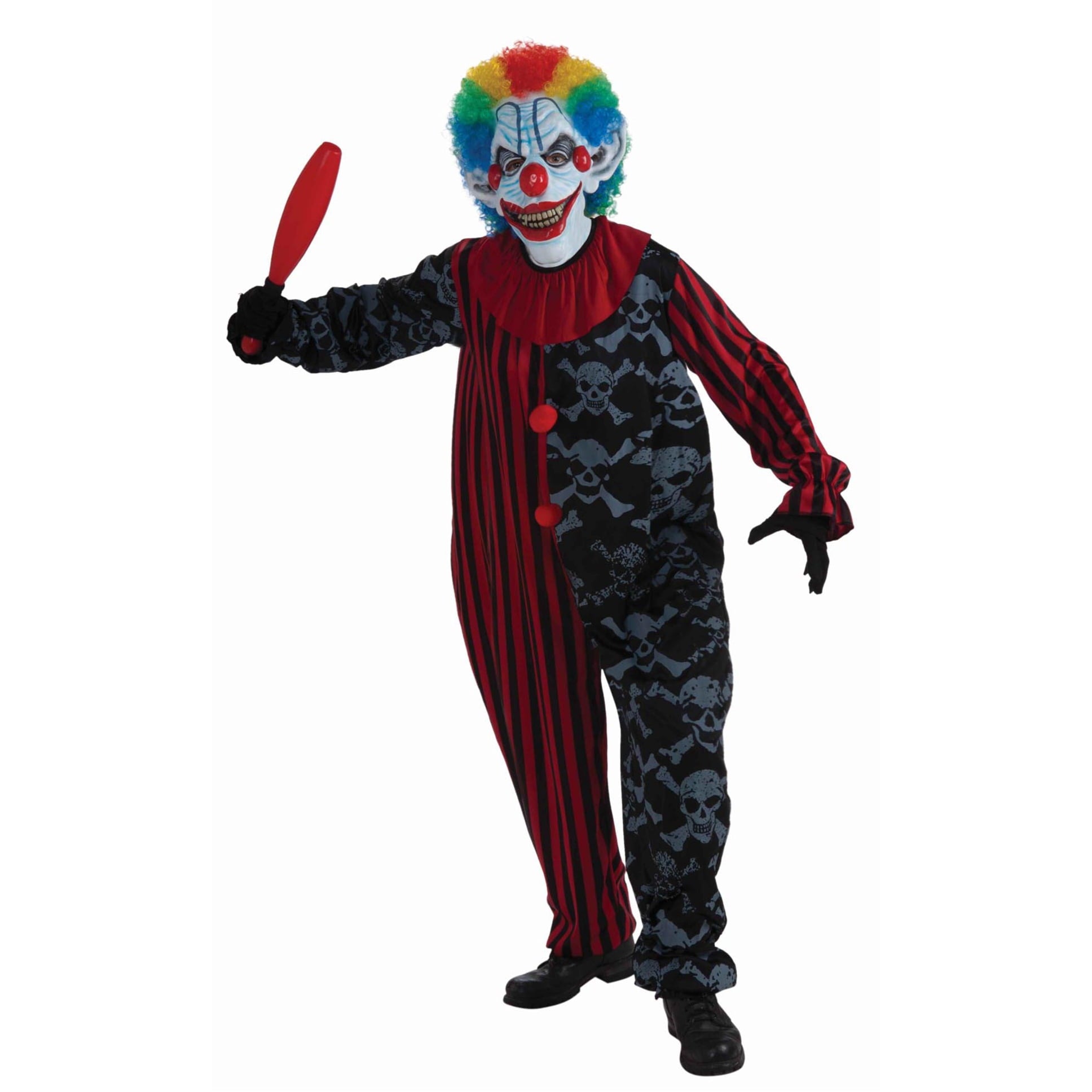  Creepo The Clown Men's Halloween Fancy-Dress Costume for Adult, One Size
