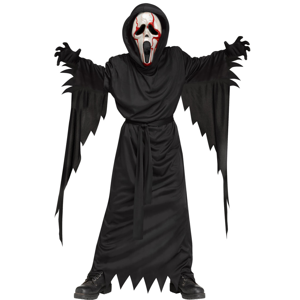 Officially Licensed Bleeding Ghost Face Halloween Costume for Children, Boys Size L (10/12), by 