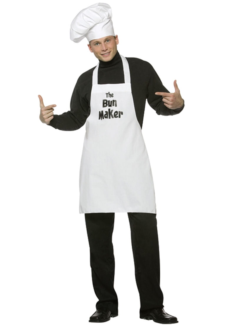 Bun Maker Men's Adult Halloween Costume, One Size, (40-46)