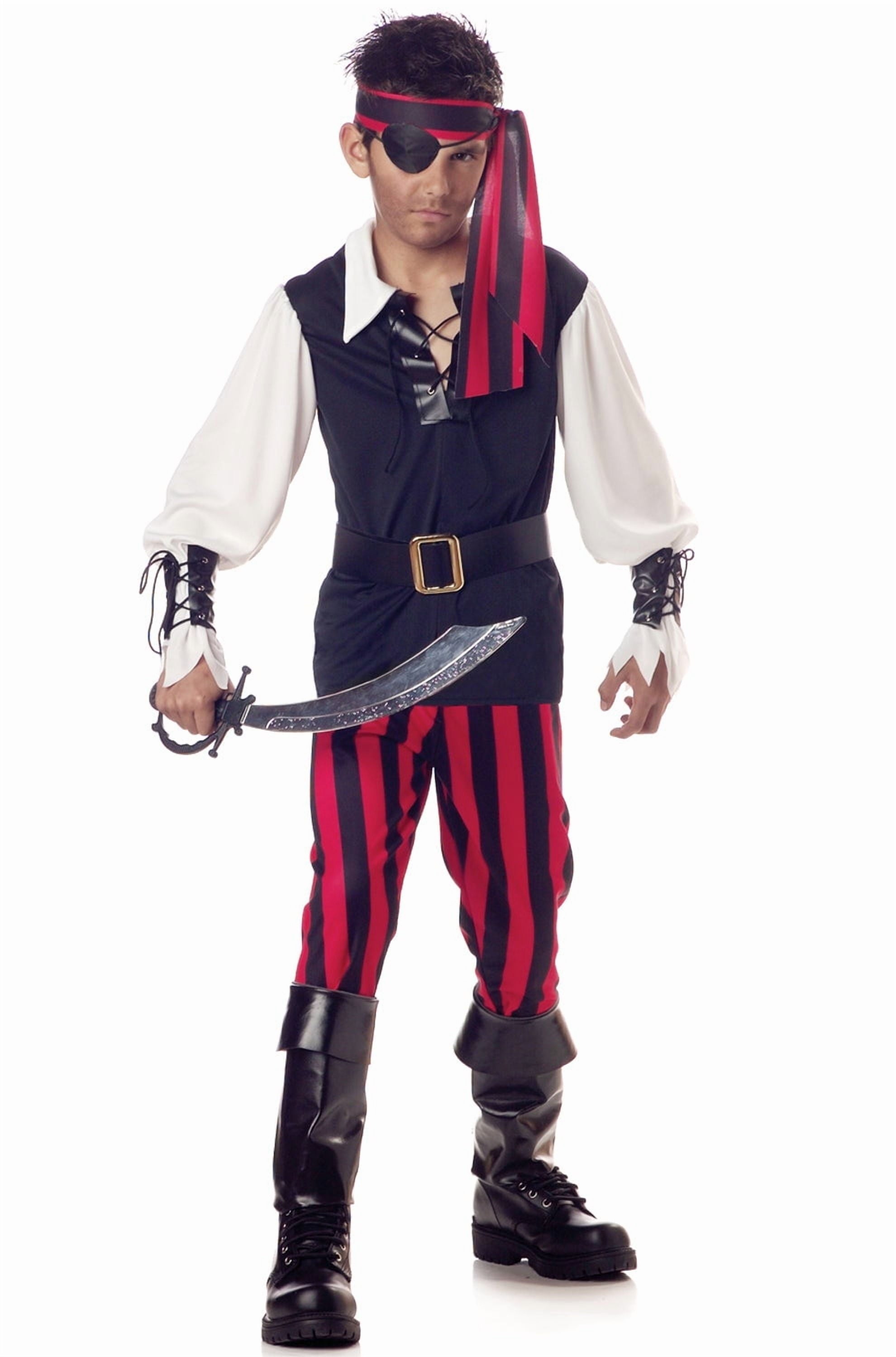  Cutthroat Pirate Boy's Halloween Fancy-Dress Costume for Child, Large
