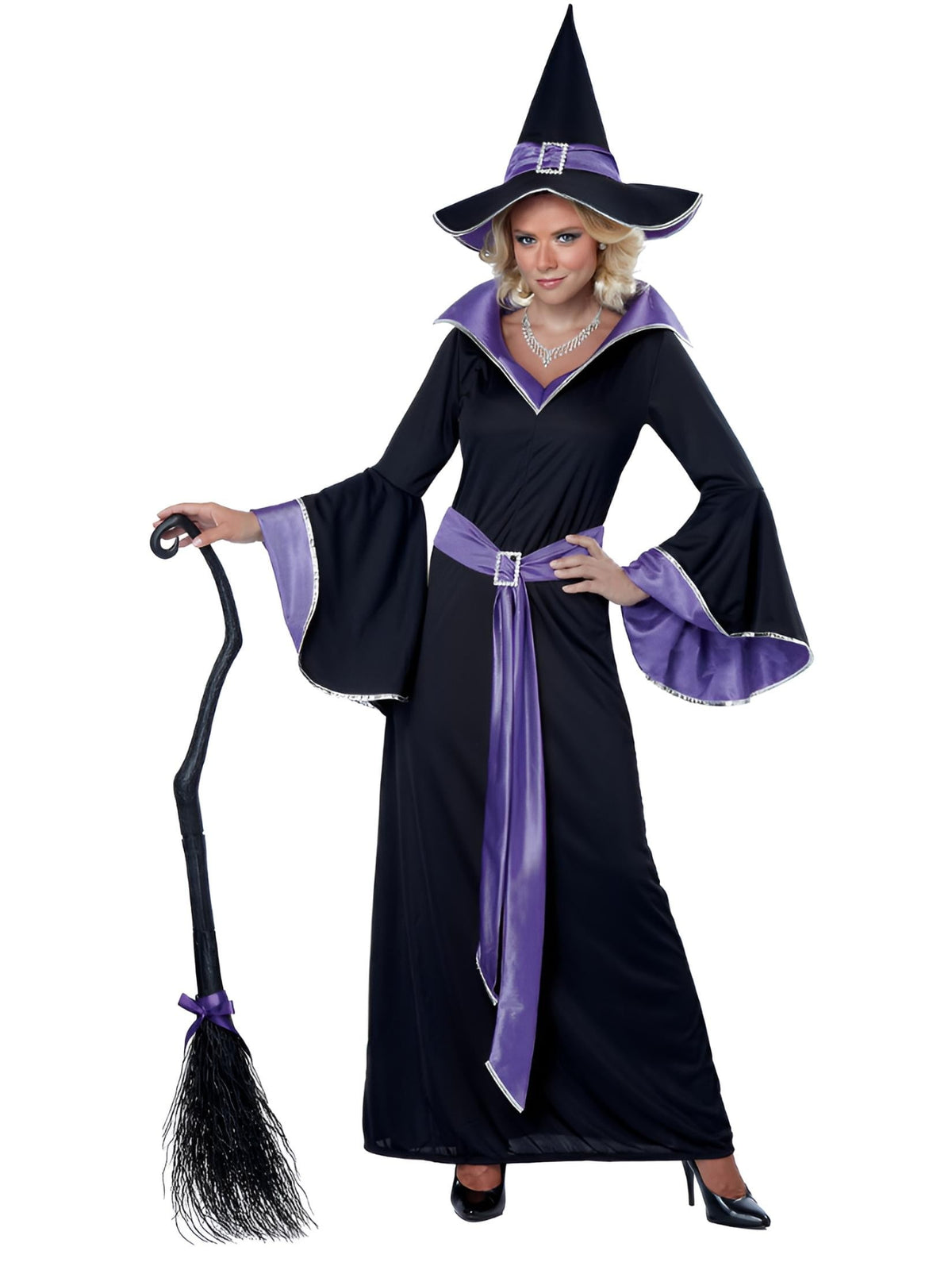  Incantasia Glamour Witch Women's Halloween Fancy-Dress Costume for Adult, S (6-8)