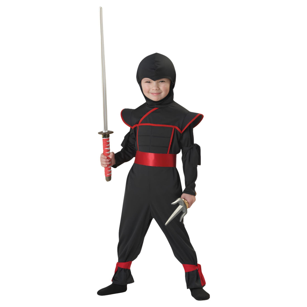  Ninja Stealth Halloween Fancy-Dress Costume for Child, Little Boys L