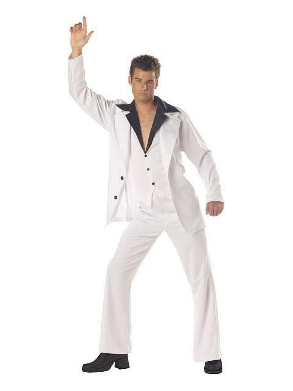  Saturday Night Fever Disco Men's Halloween Fancy-Dress Costume for Adult, M