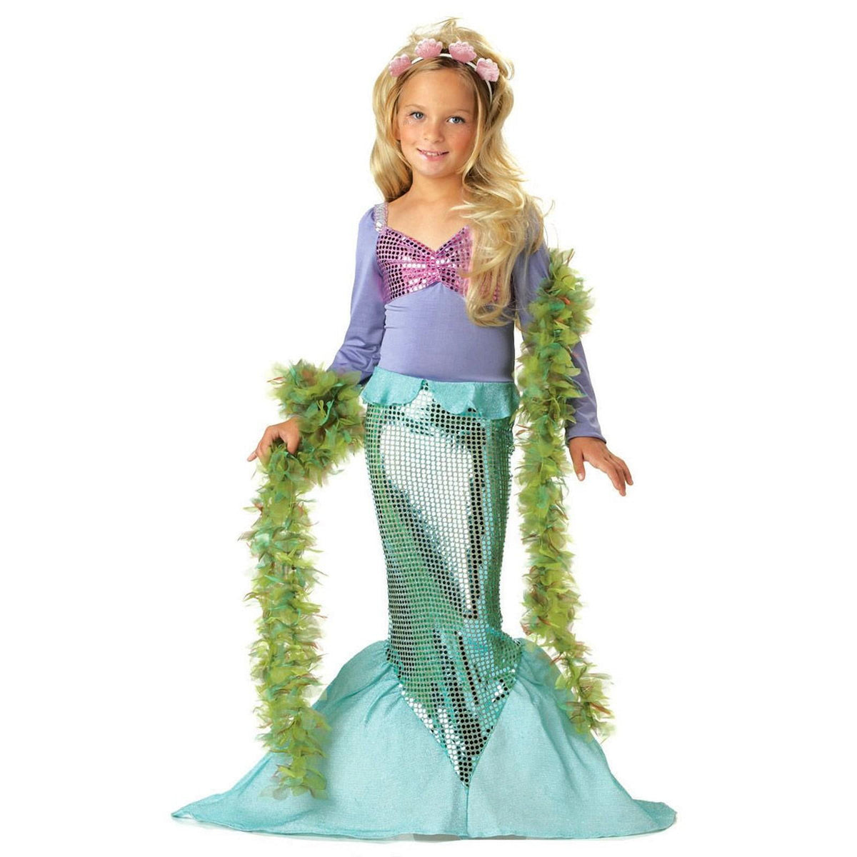  The Little Mermaid Girl's Halloween Fancy-Dress Costume for Child, XS