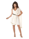 Deluxe Classic Toga Women's Halloween Fancy-Dress Costume for Adult, L