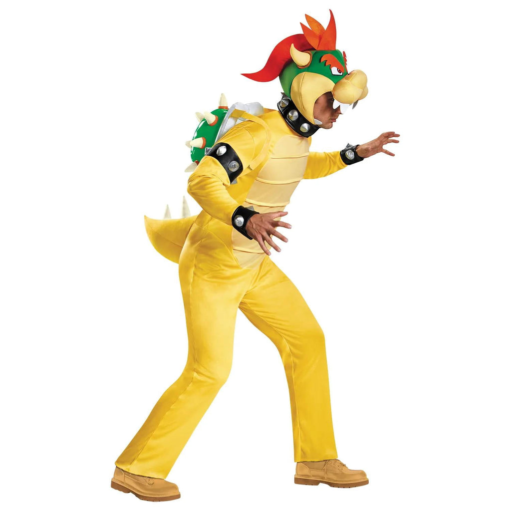  Mens Super Mario Bros. Bowser Deluxe Costume - Size XX Large