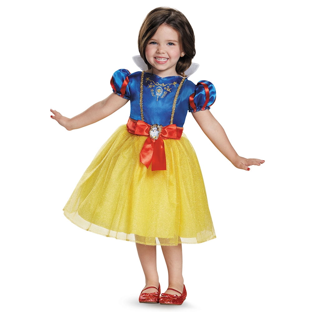 Disney Princess Snow White Classic Girl's Halloween Fancy-Dress Costume for Toddler, 2T