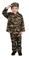 Dress-Up-America Army Costume For Kids- Soldier Costume For Boys and Girls
