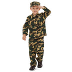  Toddler Boys' Army Soldier Costume - Size 3T-4T