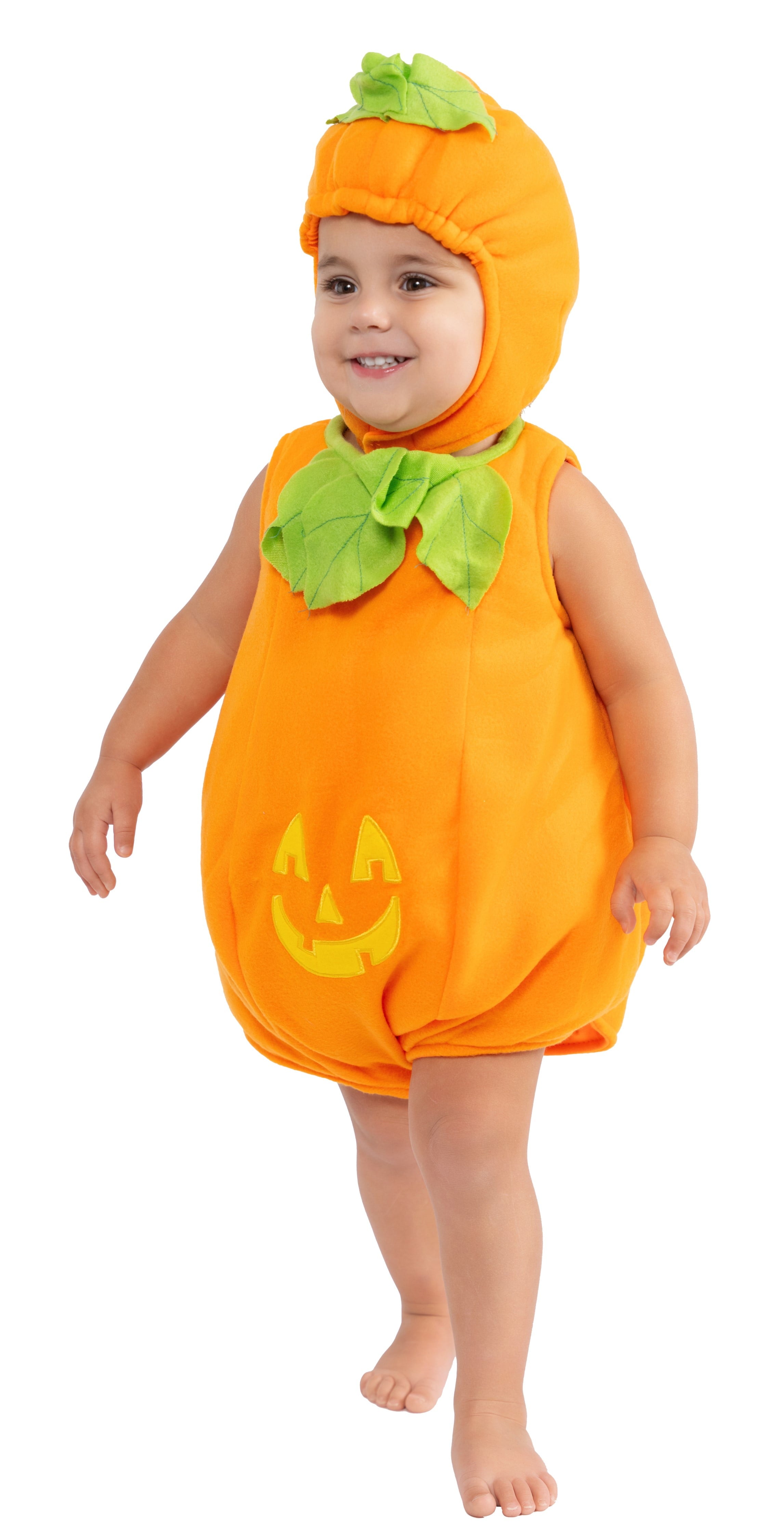 Dress-Up-America Baby Pumpkin Costume  Halloween Jack-O-Lantern