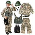  Solider Navy Seal Army Special Forces Boy's Halloween Fancy-Dress Costume for Child, L
