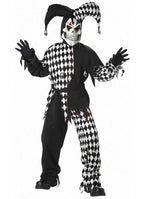 Evil Jester Batman Boy's Halloween Fancy-Dress Costume for Child, M