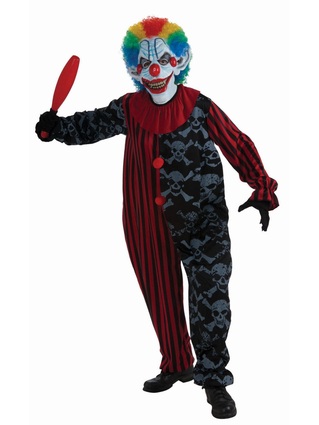  Creepo The Clown Men's Halloween Fancy-Dress Costume for Adult, One Size