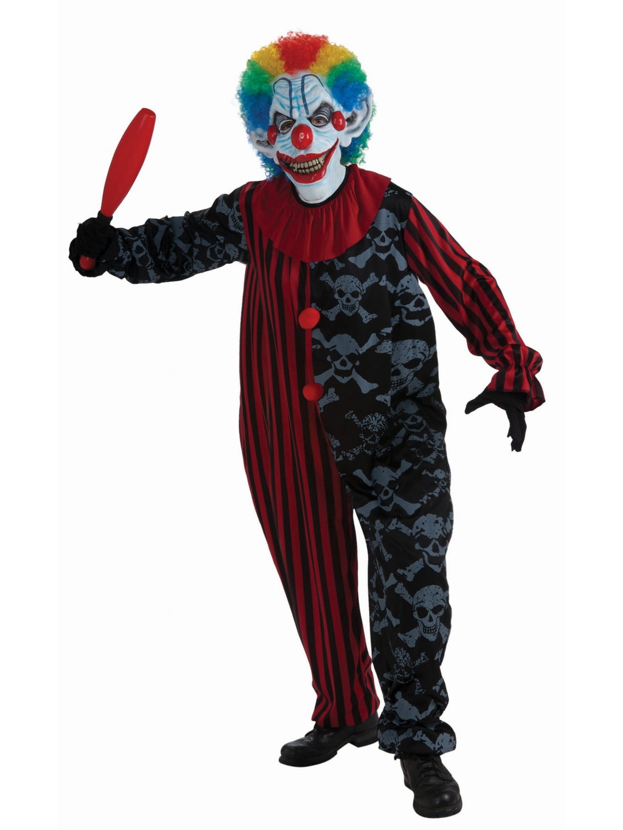  Creepo The Clown Men's Halloween Fancy-Dress Costume for Adult, One Size
