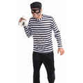  Burglar Men's Halloween Fancy-Dress Costume for Adult, One Size