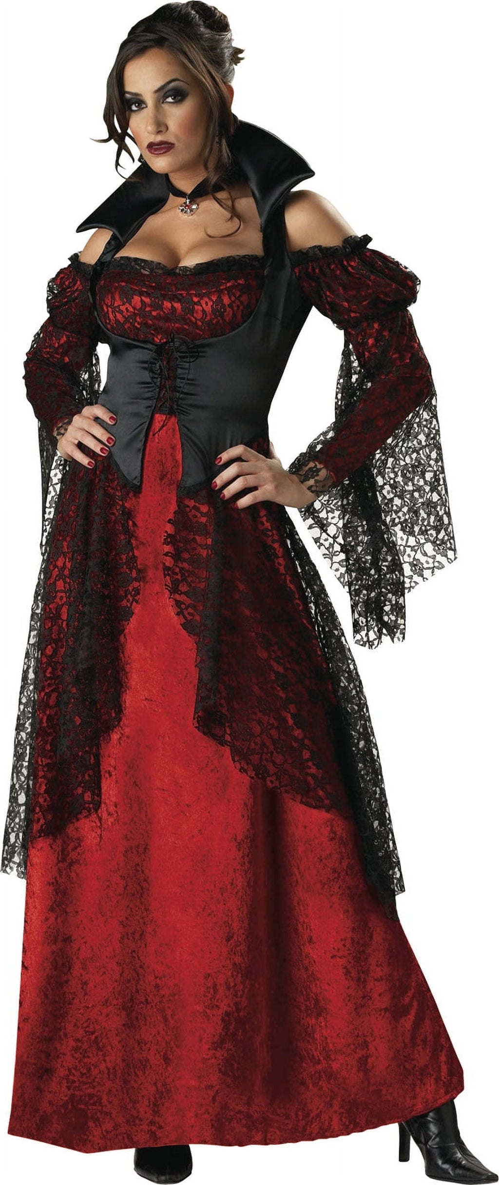 Costumes Vampiress Women's Halloween Fancy-Dress Costume for Adult, S (4-6)