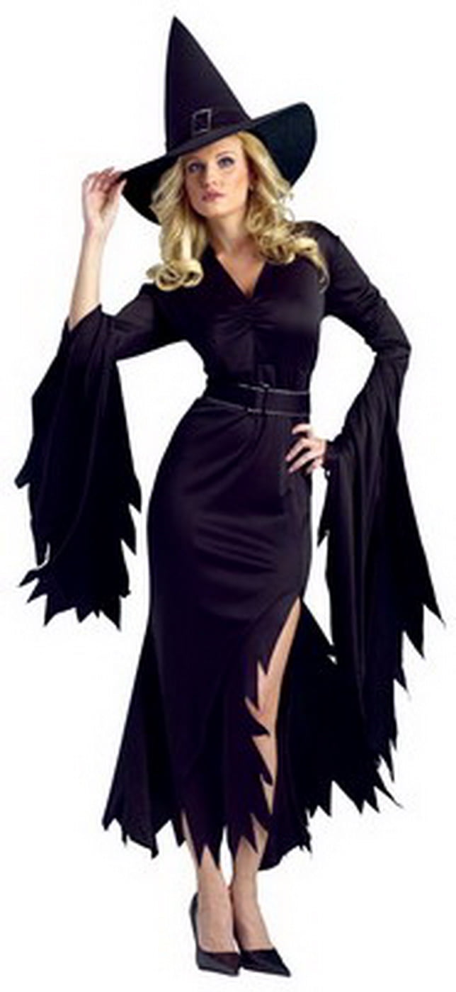  Dark Gothic Witch Gown Women's Halloween Fancy-Dress Costume for Adult, M