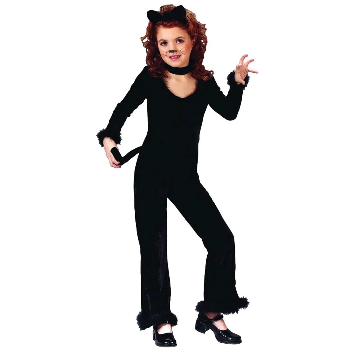  Hello Playful Kitty Girl's Halloween Fancy-Dress Costume for Child, L