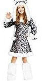  Snow Leopard Girl's Halloween Fancy-Dress Costume for Child, M