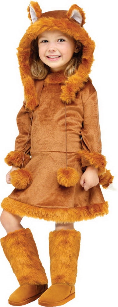  Sweet Fox Halloween Fancy-Dress Costume for Child, Big Girls M