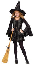  Witch Stitch Halloween Fancy-Dress Costume for Child, Little Girls L (12-14)
