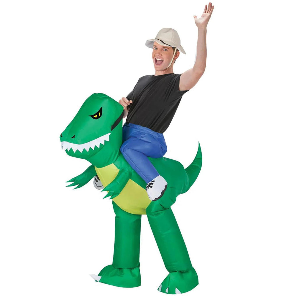 Gemmy Dinosaur Men\'s Halloween Fancy-Dress Costume for Adult, One Size