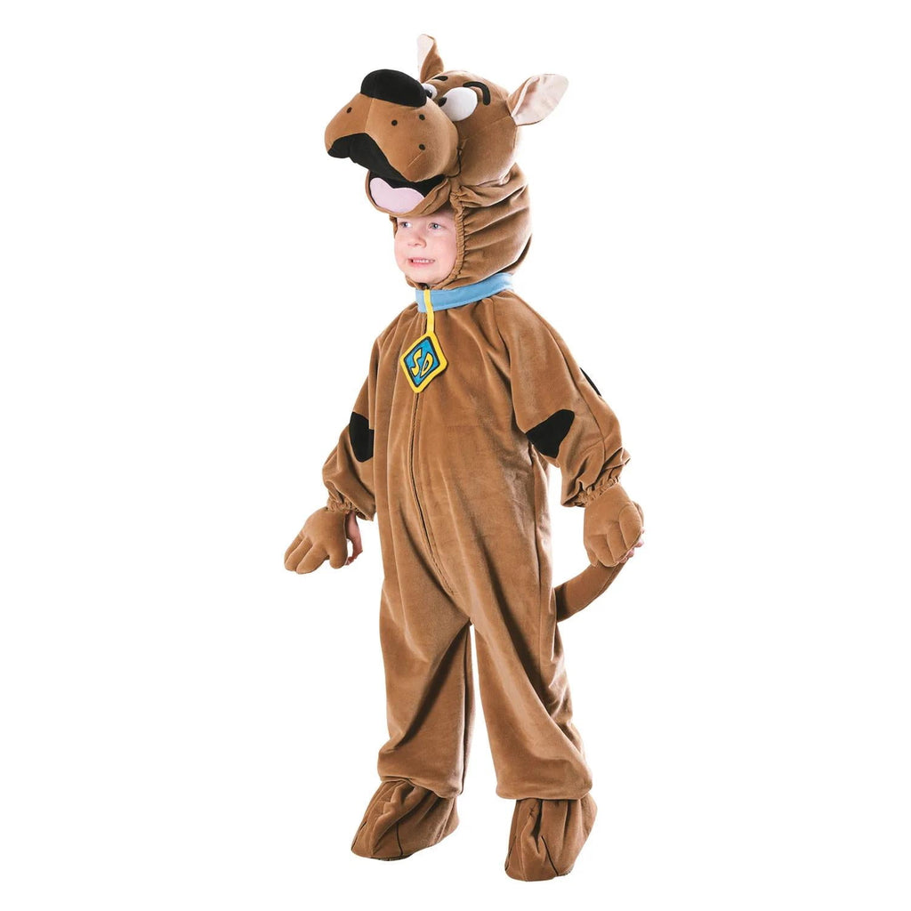  Kids' Deluxe Scooby Doo Jumpsuit Costume - Size 6-8