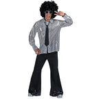  Men's 70's Disco Sequin Pants Costume - Size Large