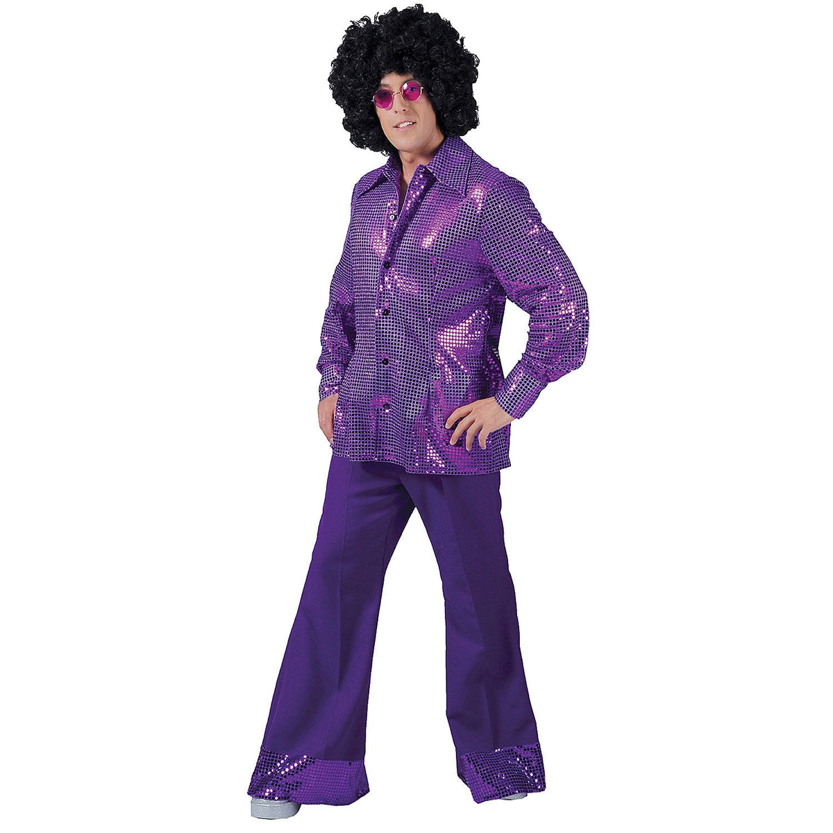 Spookyfits™ Men's 70S Disco Sequin Pants Costume